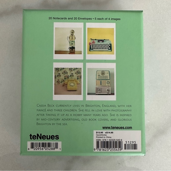 teNeues Retro Rewind QuickNotes Box 20 Notecards with Envelopes - Picture 3 of 3